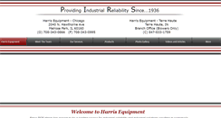 Desktop Screenshot of harrisequipment.com